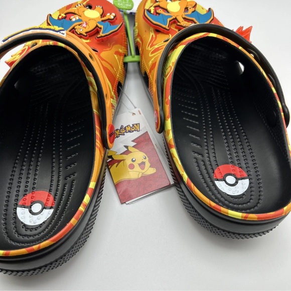 Crocs Pokémon Charizard cls Clog Size M9 / W11 210242-001 in Orange.